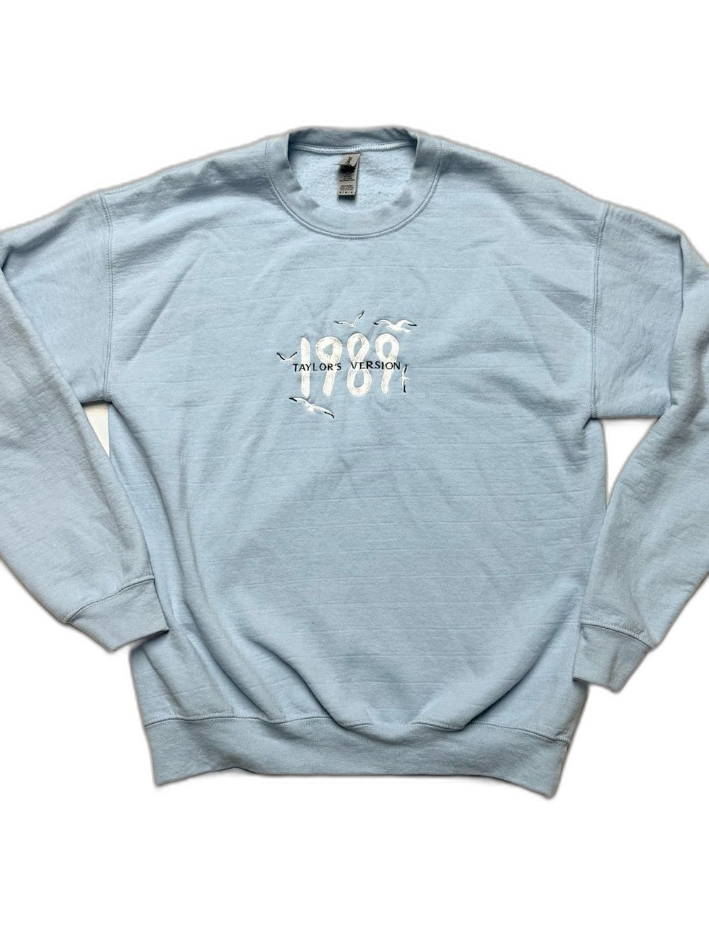 '1989 Taylor's Version' Gildan Light Blue Crewneck Sweatshirt
